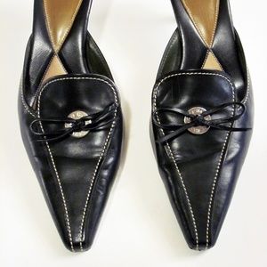 Cole Haan Black leather 3" heel size 7 shoe